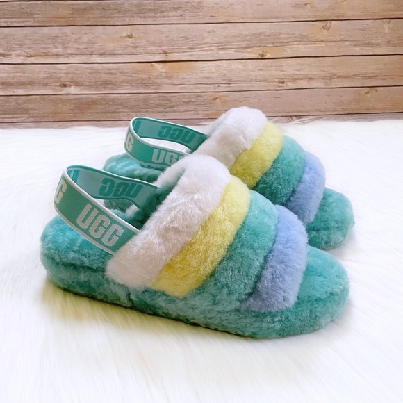 UGG Shoes - UGG Fluff Yeah Slide In Tide Pool Multi